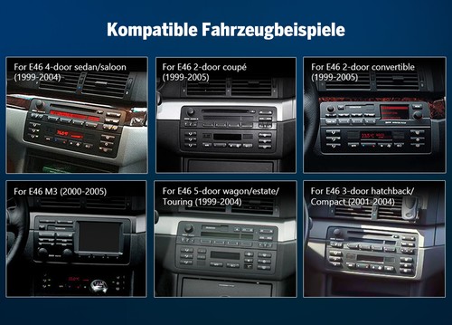 Für BMW E46 M3 Eonon E46X7 Android 14 Auto Autoradio 9" GPS Navi CarPlay Stereo - Bild 21 von 22