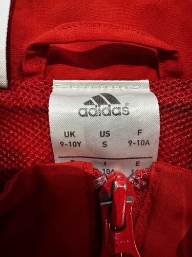 Adidas Middlesbrough FC Jacket 9-10Y Kids Red Ramsdens Football Top - Picture 5 of 6