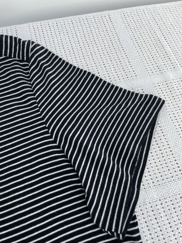BNWTS. NEW LOOK. SIZE 12. LOVELY BLACK/WHITE STRIPED T.SHIRT - Picture 9 of 12