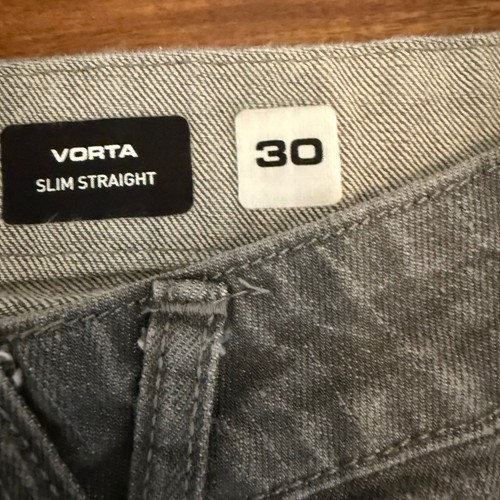 Volcom Vorta Slim Straight Mens Gray Jeans Size 30 Denim Skate Style Streetwear - Picture 4 of 11