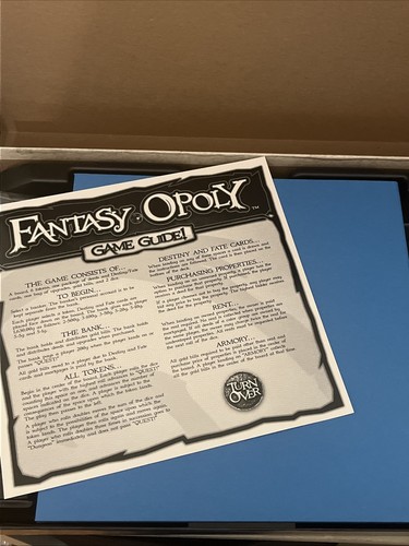 Fantasy Opoly Fantasy Board Game One Epic Quest Late for the Sky - Complete - Picture 3 of 4