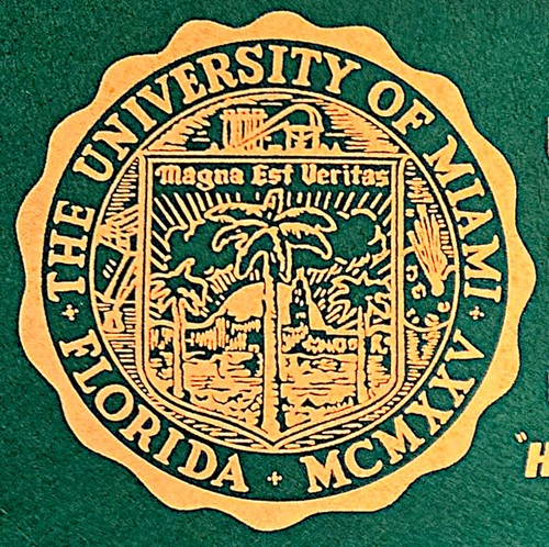 VINTAGE 1960s University of Miami Hurricanes Football Pennant! WOW! - Picture 2 of 4