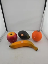 REMO Percussion Hand Fruit Shake Maracas Avocado Orange Apple Banana Lot of 4