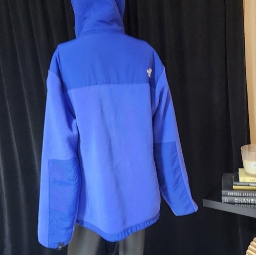 THE NORTH FACE GIACCA PILE DONNA DENALI BLU TAGLIA XL FULL ZIP CON CAPPUCCIO - Foto 10 di 24