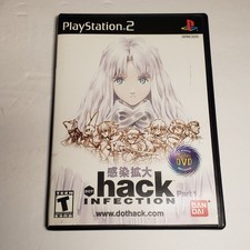 Dot .Hack Infection Part 1 PlayStation 2 Complete + DVD/Reg Card Damaged Case