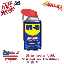 8 oz. Original WD-40 Formula, Multi-Purpose Lubricant Spray with Smart Straw