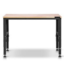 Uimoso Adjustable Workbench 48 x 20-inch Workshop Bench with Power Outlets