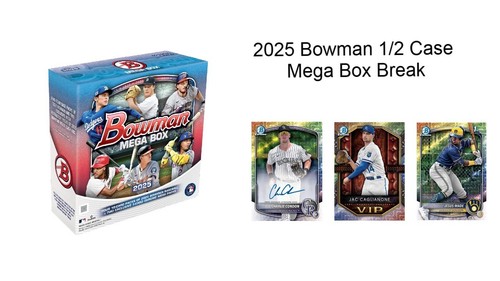 Cole Mathis - Chicago Cubs 2025 Bowman 1/2 Mega Box Case Player Break #3