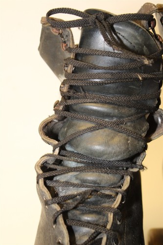 VINTAGE Riedell USA Leder Stiefel Herren 11 Weber Swiss Wheels Snyder Quad Skates - Bild 4 von 24