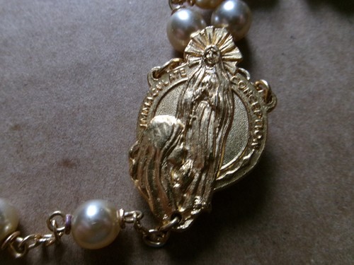 Bernadette - Lourdes Wasserreliquie - Rosenkranz der Unbefleckten Empfängnis - Bild 5 von 6