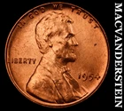 1954 Lincoln Wheat Cent - Red Choice Gem Brilliant Unc  Semi-key  #K4315