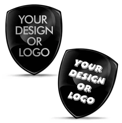 BIOMAR LABS Pegatinas 3D Personalizadas Nombre Personalizado Logo Pegatinas Coche Moto Laptop Insignia