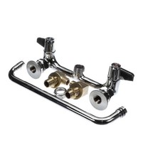 T&S Brass 8 Wall Mount Faucet, 12 Swing Nozzle, Lever Hand 5F-8WLS12 - Free