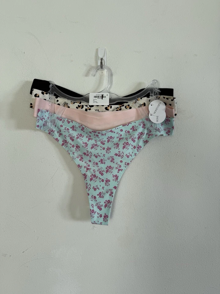 NWT Honeydew Womens 4 Pack Seamless Thongs, Size Small - Image 2 of 4