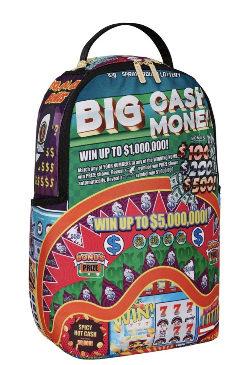 sprayground backpackBIG MONEY BACKPACK (WITH SCRATCH OFF CARD) | eBay