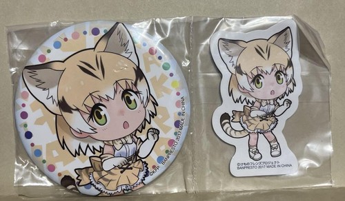 Kemono Friends 2017 Button Badge Sticker Japan Anime
