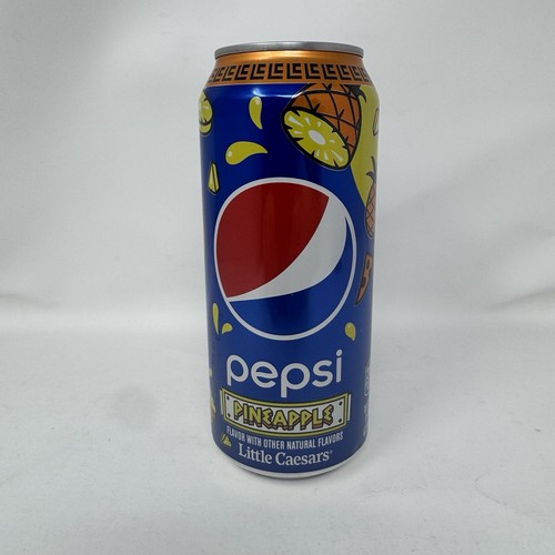 16oz Can Pepsi Pineapple 2023 Exclusive Little Caesars (Dented Can, Expired)