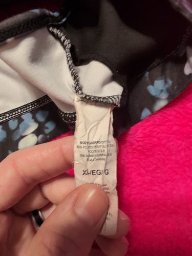 Gaiam Sports Bra Floral Yoga Workout Size XL - Imagen 4 de 5