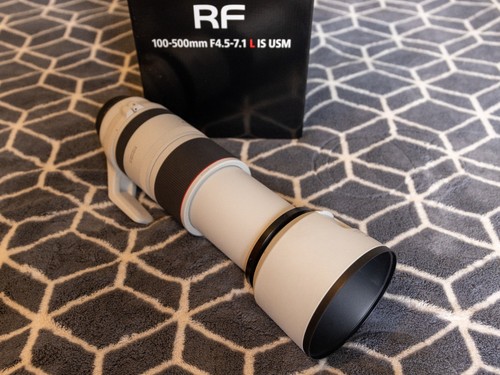 Canon RF 100-500mm f/4.5-7.1 L IS USM Lens - Boxed . Brilliant condition - Bild 9 von 14