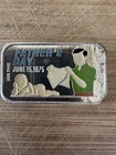 1975 Father’s Day, June 15 ENAMELED Ceeco 1oz 999 FINE Silver bar