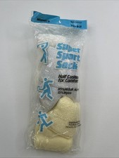 VTG Socks 9-11 3 Pack NOS Women's Super Sport USA Made Acrylic Teri Roll Top