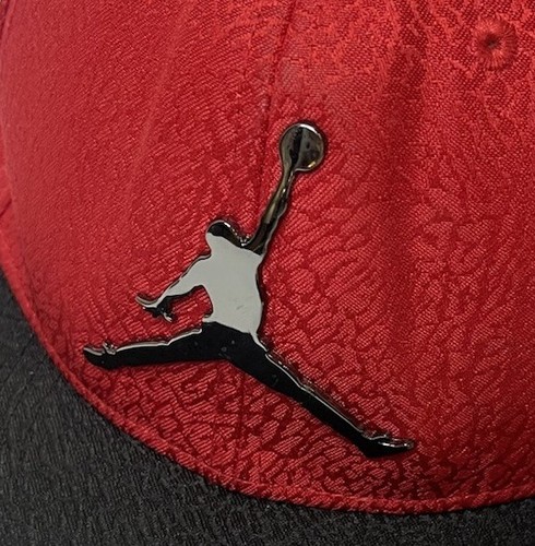 Air Jordan Metal Jumpman Snapback Red & Black Adjustable Hat Cap Youth - Picture 2 of 9