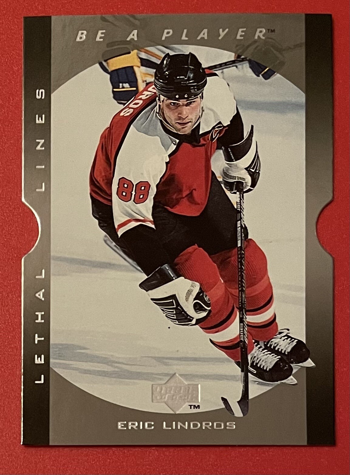 1995-96 Upper Deck Be A Player Lethal Lines #LL14 Eric Lindros