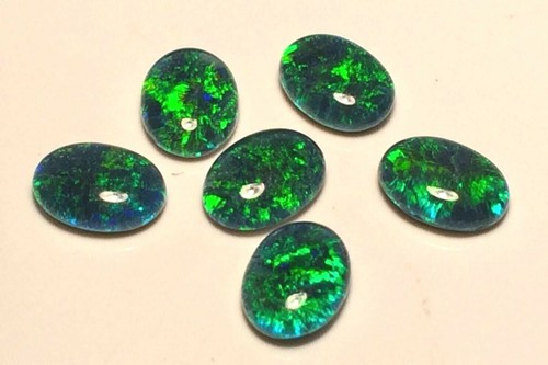 Opal Triplets Natural Earth Mined All Sizes Oval & Round Very Best Quality AAAAA - Picture 22 of 26