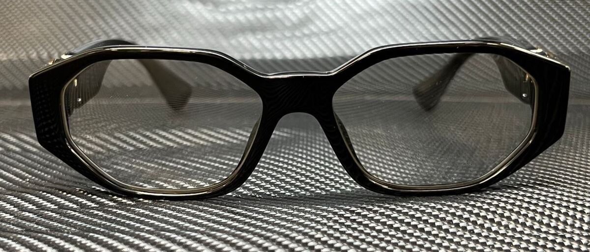 VERSACE VE3320U GB1 Black Clear Men's 56 mm Eyeglasses