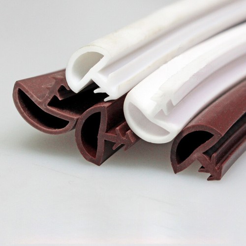 Wooden Door Bayonet-Typ Seal Strips TPE Rubber Protect Gasket Draught Excluder - Picture 5 of 11