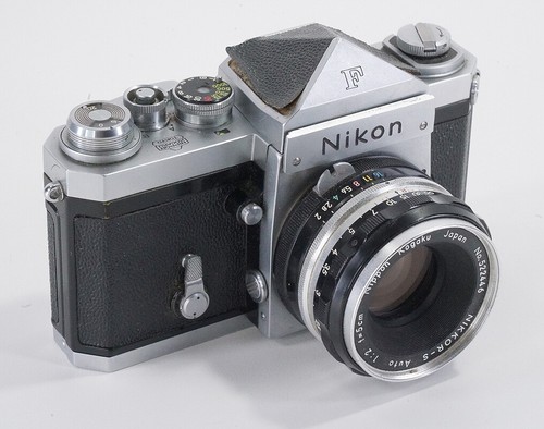 NIKON F SERIENNUMMER 6402032, MIT 5CM/2 HÄKCHEN NIKKOR 522446/222400 - Bild 1 von 6