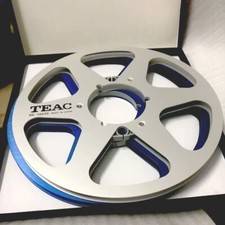 TEAC RE-1003S silvery aluminum 10.5" x 1/4" Empty Tape Reel --pair