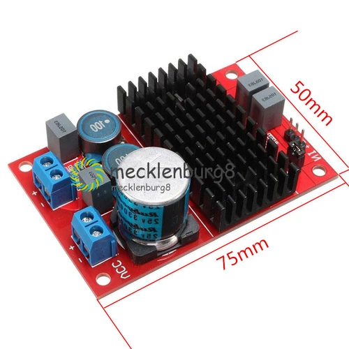 100W TPA3116 DC12V-24V Mono Channel Power Audio Amplifier Board BTL Out
