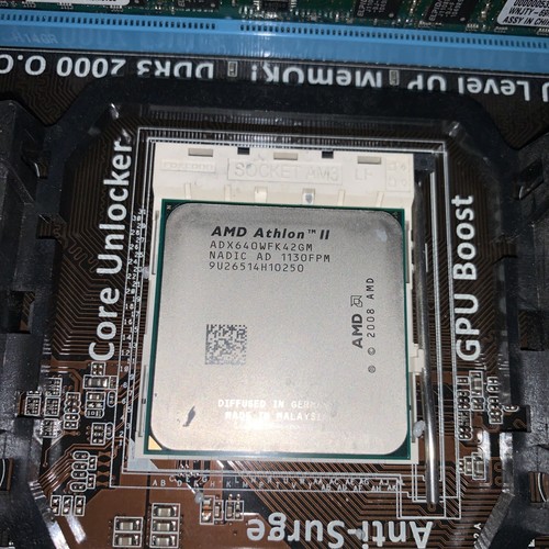 ASUS M4A88TD-M/USB3 Socket AM3 Motherboard With I/O Shield, CPU - Picture 5 of 7