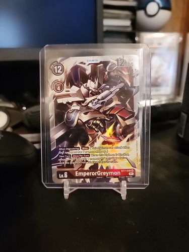 Digimon TCG - EmperorGreymon BT7-016 SR - Nächstes Abenteuer - fast neuwertig