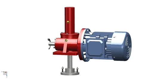 Screw Jacks Turbine Worm Gear Electric Hand-operated Shaking Screw Reducer - Bild 10 von 17
