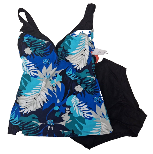POUR MOI Tankini 2-teiliges Set Damen Schwimm Bikini Sorento Control UK 10 UVP 42€ - Bild 1 von 6