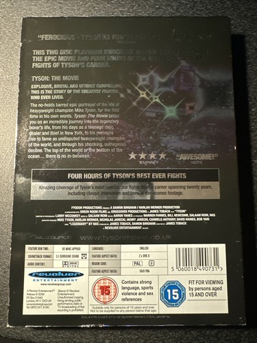 Tyson - The Movie (DVD, 2009) 2 Disc Platinum Knockout Edition With Slipcover - Bild 2 von 2