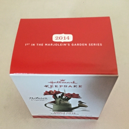 2014 Hallmark Ornaments ~ Marjolein's Ggarden ~ "Regalos simples" ~ 1er ~ Nuevo - Imagen 3 de 3