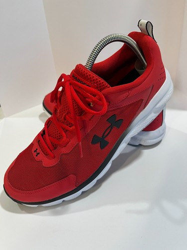 Under Armour Charged Lauf- & Joggingschuhe Herren rot, schwarz & weiß Größe 10 - Bild 2 von 9