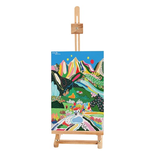 Painters Studio Easel Wooden Beech Wood Painting Stand Adjustable Drawing Stand - Picture 3 of 17