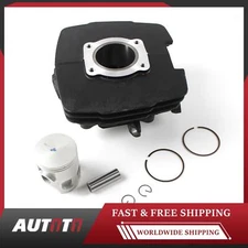 Top End Piston Cylinder Gasket Kit STD 56mm For YAMAHA DT125B DT125 DT 125 74-81