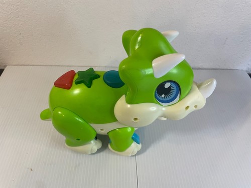 Junior Megasaur PUSH AND PLAY Green Triceratops - Picture 7 of 7