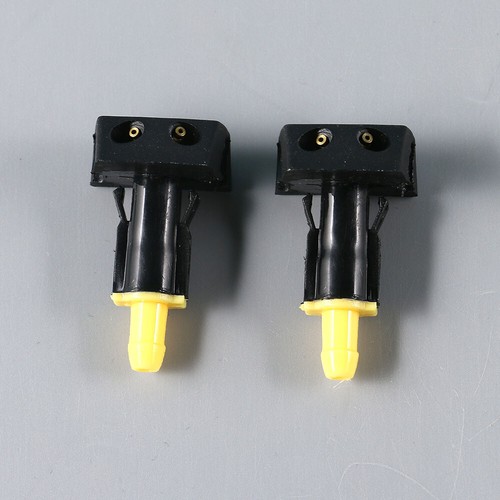  A Pair of Windshield Windscreen Washer Water Spray Nozzle for Nissan TIIDA - Photo 4 sur 6