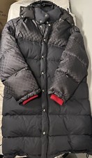 Gucci GG Monogram Jacquard Oversized Puffer Jacket Goose Feather Sz 52 Authentic