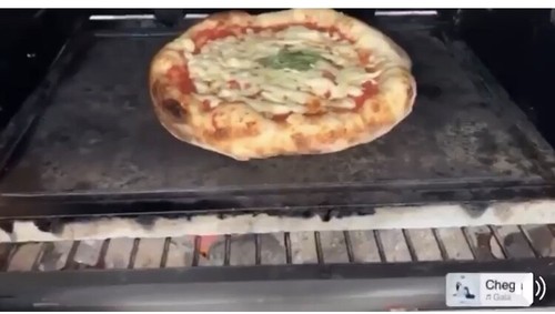 PIASTRA TEGLIA BBQ PIZZA BARBECUE PIETRA REFRATTARIA LAVICA DELL' ETNA 35X30X3 . - Picture 3 of 3