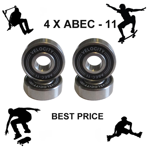 4 cojinetes de ruedas Abec 11 patineta acrobacias scooter cuádruple en línea patín de ruedas 9 - Imagen 1 de 1