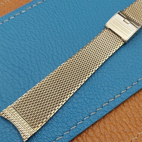 Fairchild LED Duchess USA 10k Yellow GOld RGP Mesh nos Vintage Watch Band - Picture 2 of 8