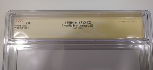 Vampirella v5 issue 25 Cgc 9.8 ss Jae Lee signed 11/21 bam exclusive - Picture 4 of 4