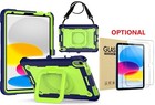 Case for iPad (A16) 11th/iPad 10th Generation Rotating Ring Stand Shoulder Strap